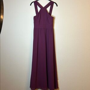 Lulu's Air of Romance Burgundy Maxi Dress 
Size S